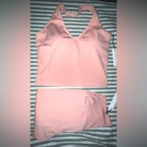 Paragon Fitwear Reluna Original Sculptseam Legging + Max Out Top in Ballet Sz M